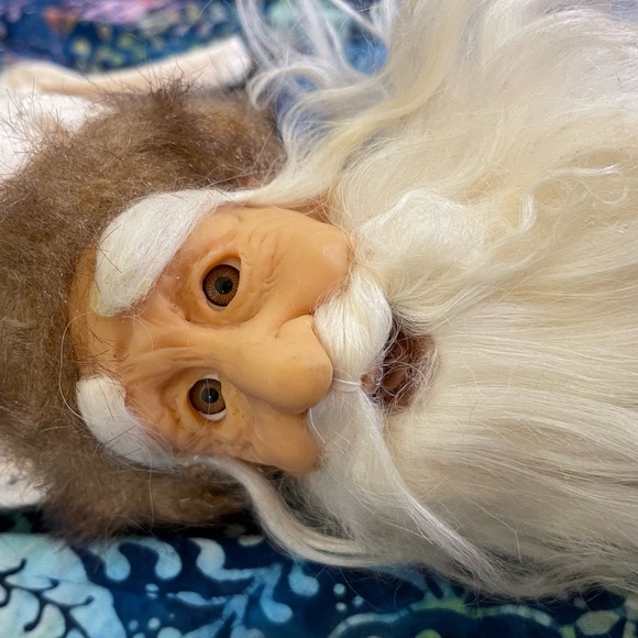 Wizard/Father Christmas Doll head - Picture 3 of 7